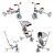 Triciclo Infantil Multifuncional E-lite - Premium Baby Cor Off White E Azul - Imagem 3