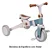Triciclo Infantil Multifuncional E-lite - Premium Baby Cor Off White E Azul - Imagem 6