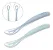 Kit 2 Colheres em Silicone Azul para Introdução Alimentar - Buba - Imagem 2