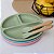 Kit Talheres Silicone E Bambu - Verde - Buba - Imagem 2
