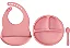 Kit Refeição Em Silicone Rosa - Buba - Imagem 2