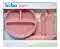 Kit Refeição Em Silicone Rosa - Buba - Imagem 1