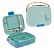 Bento Box Marmita Infantil c/ Divisórias e Talheres - Dino - Buba - Imagem 1