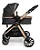 Carrinho De Bebê Romanzo Infanti Travel System Trio Isofix Cor Preto Bronze - Imagem 2