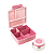 Bento Box com 3 Divisórias e Pote Térmico Rosa Büp One - Imagem 3