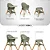 Cadeira de Refeição 6 em 1 Woody Army Green Kikkaboo - Imagem 6