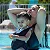 Canguru Impermeável para Bebê Passeio e Piscina em Neoprene Preto Waterland Baby - Imagem 3