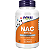 NAC 600MG 100 CÁPSULAS - NOW FOODS - Imagem 1