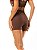 SHORT ESSENCIAL COMFORT MARROM FONDUE ALL SHAPE - Imagem 2