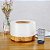 Difusor de Ambiente Aromatizador Umidificador  Cor Madeira  Led 7 Cores 500ml - Com Controle Remoto - Imagem 1