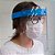 Máscara Protetora Anti Respingo Face Shield - Kit com 10 Peças Cor Rosa - Branco ou Azul - Imagem 7