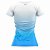 Camiseta Feminina Fitness Azul e Branco - Imagem 2