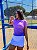 Camiseta Feminina Fitness Rosa e Azul - Imagem 3