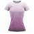 Camiseta Feminina Fitness Roxo e Branco - Imagem 1