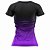 Camiseta Feminina Fitness Preto e Roxo - Imagem 2