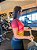 Camiseta Fitness Feminina Vermelho Amarelo - Imagem 3