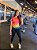 Camiseta Fitness Feminina Vermelho Amarelo - Imagem 5