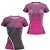 Kit 2 Camisetas Fitness Feminina - Joy e Sky - Imagem 1