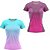 Kit 2 Camisetas Fitness Feminina - Joy e Azul Lilás - Imagem 1