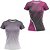 Kit 2 Camisetas Fitness Feminina - SKY e Preto Cinza - Imagem 1