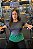 Kit 3 Camisetas Fitness Feminina - Preto Verde - Preto Roxo - Joy - Imagem 9