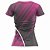 Kit 3 Camisetas Fitness Feminina - Laranja Rosa - Sky - Preto Roxo - Imagem 3
