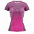 Kit 3 Camisetas Fitness Feminina - Rosa Azul - Joy - Preto Roxo - Imagem 6