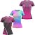 Kit 3 Camisetas Fitness Feminina - Sky - Tie Dye - Joy - Imagem 1