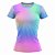 Kit 3 Camisetas Fitness Feminina - Sky - Tie Dye - Joy - Imagem 2