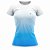 Kit 3 Camisetas Fitness Feminina - Azul Branco - Roxo Azul - Laranja Rosa - Imagem 2