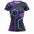 Kit 3 Camisetas Fitness Feminina - Preto Roxo - Vermelho Amarelo - Conect - Imagem 6