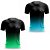 Kit 2 Camisetas Fitness Masculina - Preto Verde e Preto Azul - Imagem 1