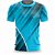 Kit 2 Camisetas Fitness Masculina - Preto Cinza e Sky Blue - Imagem 2