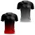 Kit 2 Camisetas Fitness Masculina - Preto Vermelho e Black - Imagem 1