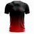 Kit 2 Camisetas Fitness Masculina - Preto Vermelho e Black - Imagem 4