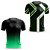 Kit 2 Camisetas Fitness Masculina - Preto Verde e Fagreen - Imagem 1