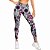 Calça Legging Estampada Caveira Mexicana Flor - Imagem 1