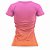 Kit Calça Legging com Camiseta Feminina Degrade Laranja Rosa - Imagem 7