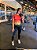 Kit Calça Legging com Camiseta Feminina Degrade Vermelho Amarelo - Imagem 9