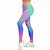 Kit Calça Legging com Camiseta Feminina Degrade Tie Dye - Imagem 4