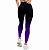 Kit 2 Calças Legging Degrade - Preto Roxo e Tie Dye - Imagem 3