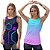 Kit 2 Regatas Fitness Feminina - Conect e Azul Lilás - Imagem 1