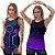 Kit 2 Regatas Fitness Feminina - Conect e Preto Roxo - Imagem 1