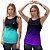 Kit 2 Regatas Fitness Feminina - Fit e Preto Roxo - Imagem 1