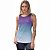 Kit 2 Regatas Fitness Feminina - Azul Roxo e Preto Cinza - Imagem 5