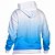 Moletom Degrade Azul Branco - Imagem 2