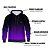 Moletom Degrade Preto Roxo - Imagem 3