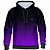 Moletom Degrade Preto Roxo - Imagem 1