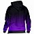 Moletom Degrade Preto Roxo - Imagem 2