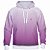 Moletom Degrade Roxo Branco - Imagem 1